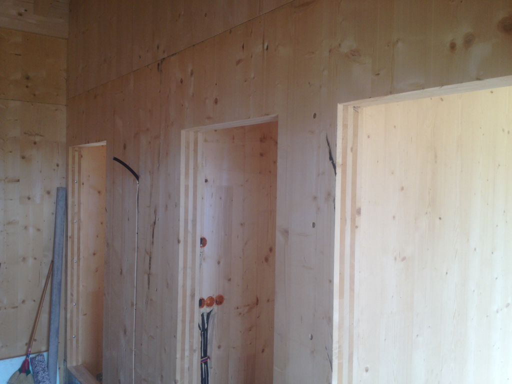 Pareti legno case prefabbricate